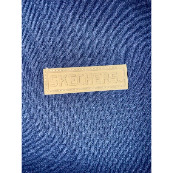 Skechers Hoodie Pullover Kids XL Blue Red White Beige Colorblock Kangaroo Pocket - Picture 5 of 8